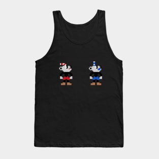 Cuphead 8 Bit Pixelart Tank Top